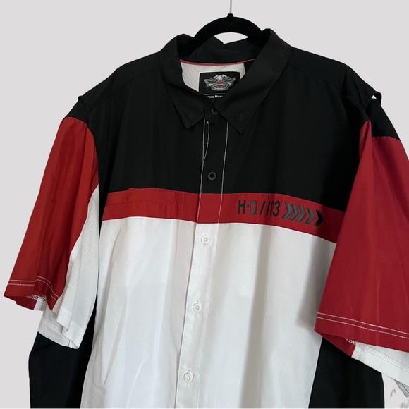 Harley-Davidson Tri-Color Casual Shirt - Picture 3 of 8
